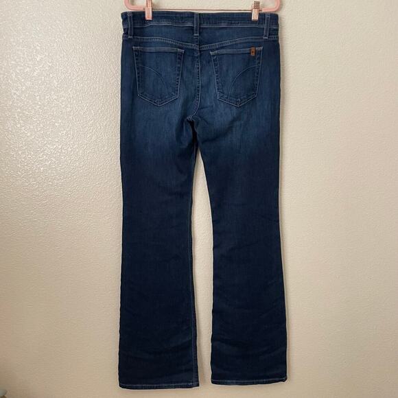 Joes Jeans Womens Size 31 Dark Blue Wilkins Icon Flare Denim Mid Rise Stretch‎ - Picture 9 of 12